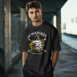 USMC 250 años de camiseta de letalidad