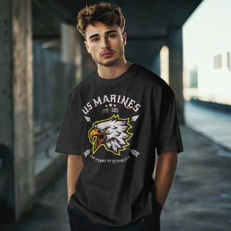 USMC 250 años de camiseta de letalidad