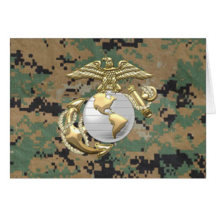 USMC Eagle, globo y ancla (EGA) [3D]