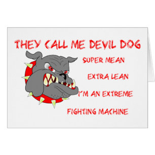 USMC él me llama perro de diablo