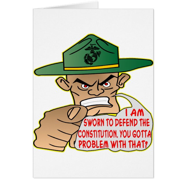 USMC: Juramento Defender la Constitución (Frente)