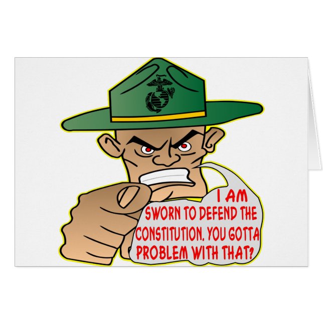 USMC: Juramento Defender la Constitución (Anverso (Horizontal))