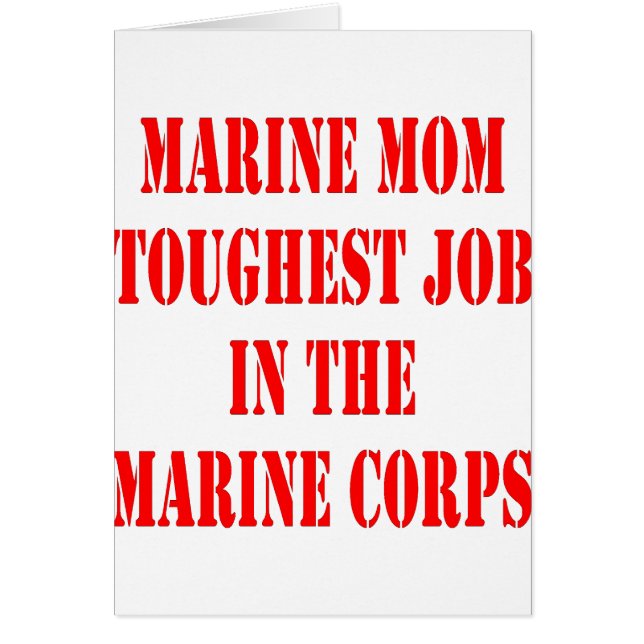 USMC MOM: El trabajo más duro en el Cuerpo de Mari (Frente)