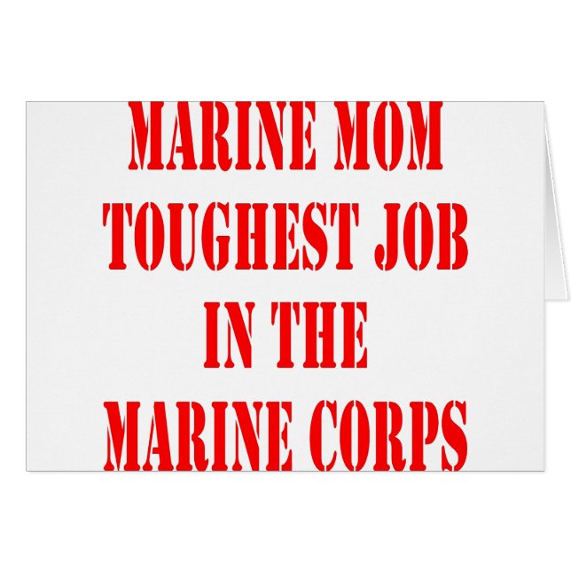 USMC MOM: El trabajo más duro en el Cuerpo de Mari (Anverso (Horizontal))