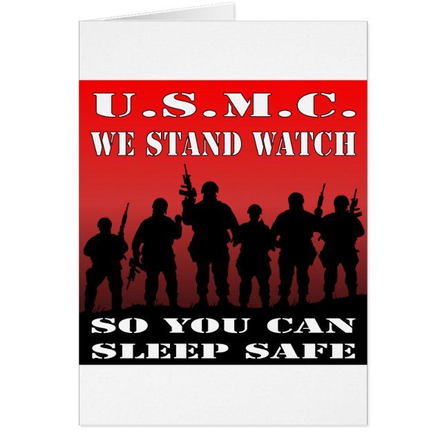 USMC Nos Quedamos Vigilados Para Poder Dormir Segu (Frente)