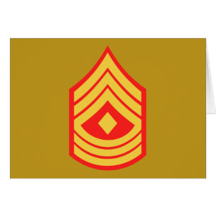 USMC Primer Sgt Primer Sargento E-8