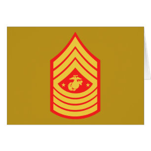 USMC SMMC Sargento Mayor del Cuerpo de Marines E-9