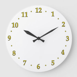 Uso de la plantilla de la cara del número de reloj