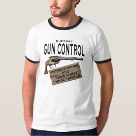 Uso del control de armas camisa de ambas manos
