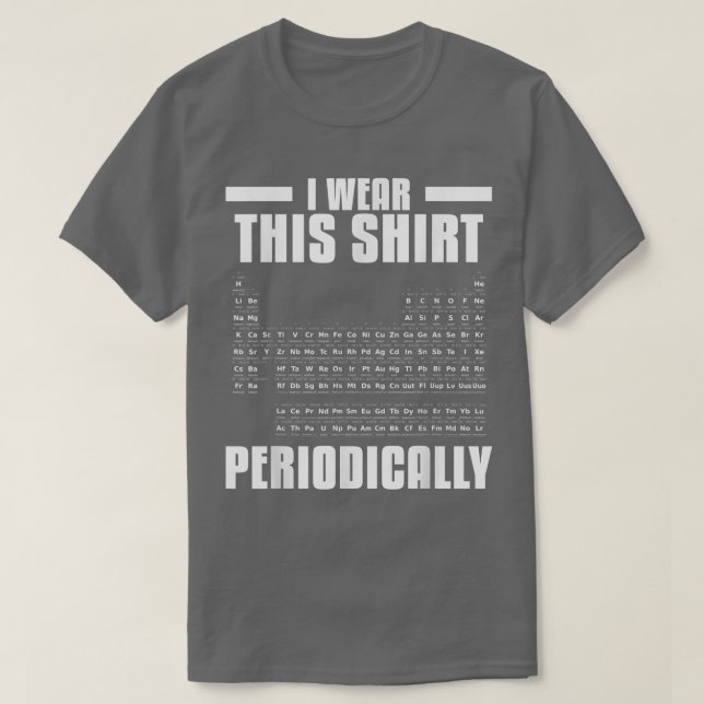 Uso Esta Camisa Periódicamente En La Tabla (Diseño del anverso)
