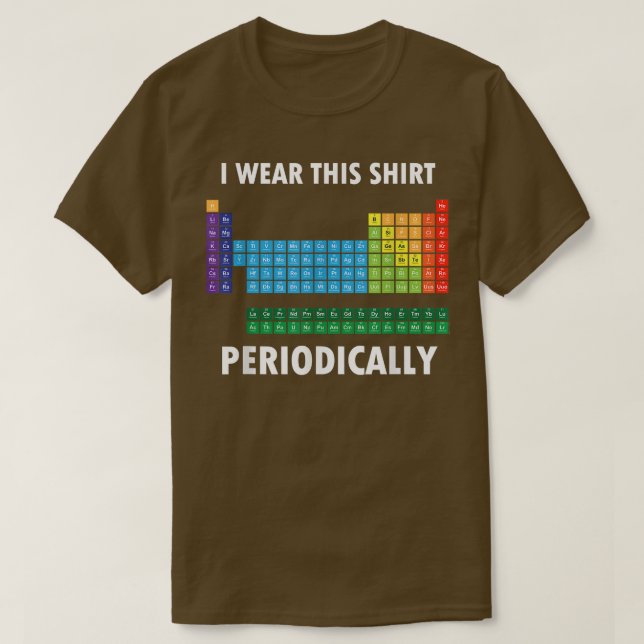 Uso Esta Camisa Periódicamente Graciosa Enseñanza  (Diseño del anverso)