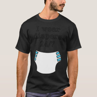 Uso pañales 247 camiseta esencial