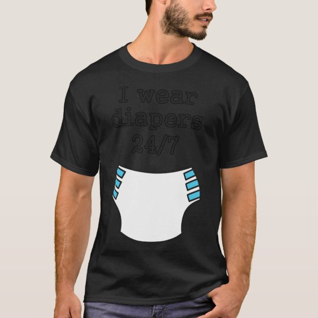 Uso pañales 247 camiseta esencial (Anverso)