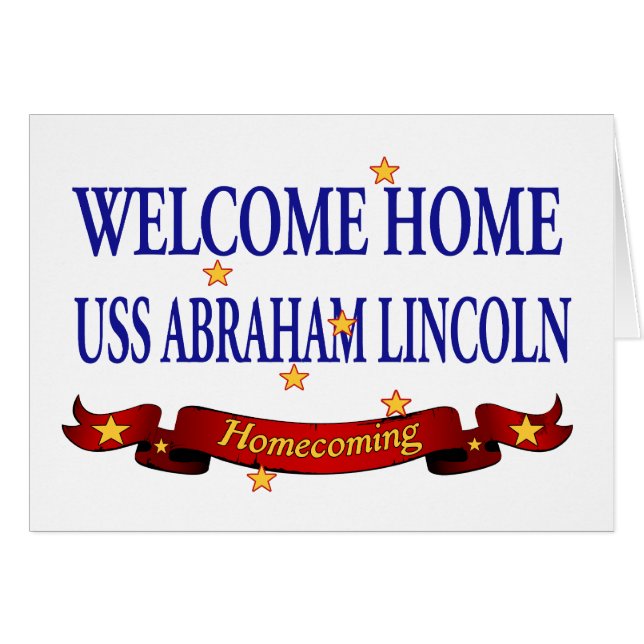 USS Abraham Lincoln casero agradable (Anverso (Horizontal))