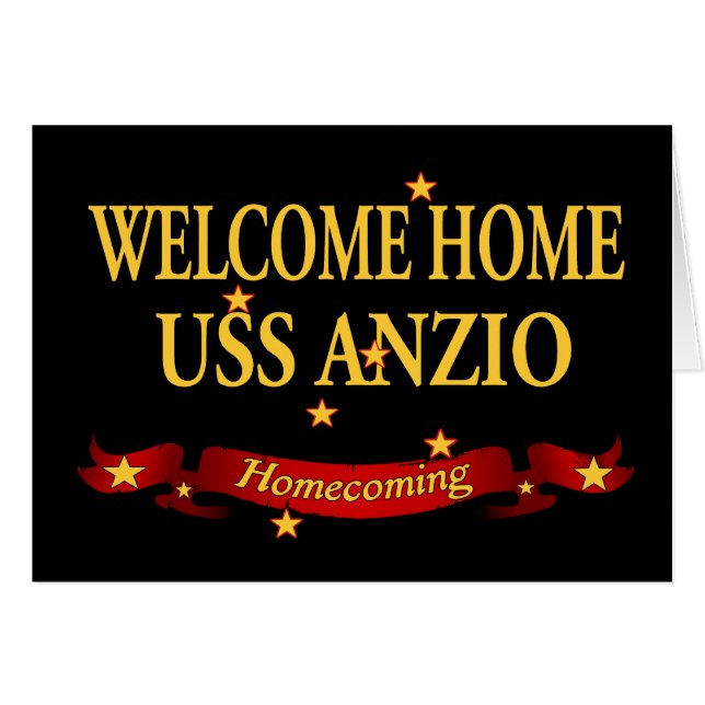 USS casero agradable Anzio (Anverso (Horizontal))