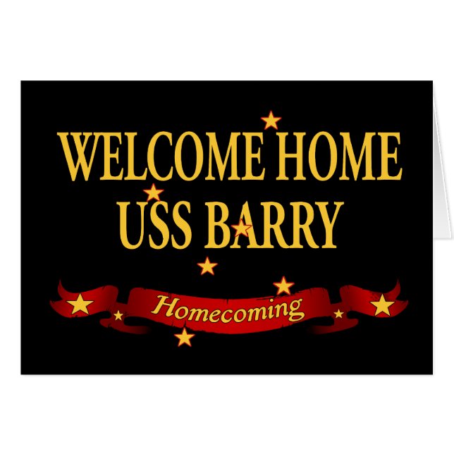 USS casero agradable Barry (Anverso (Horizontal))