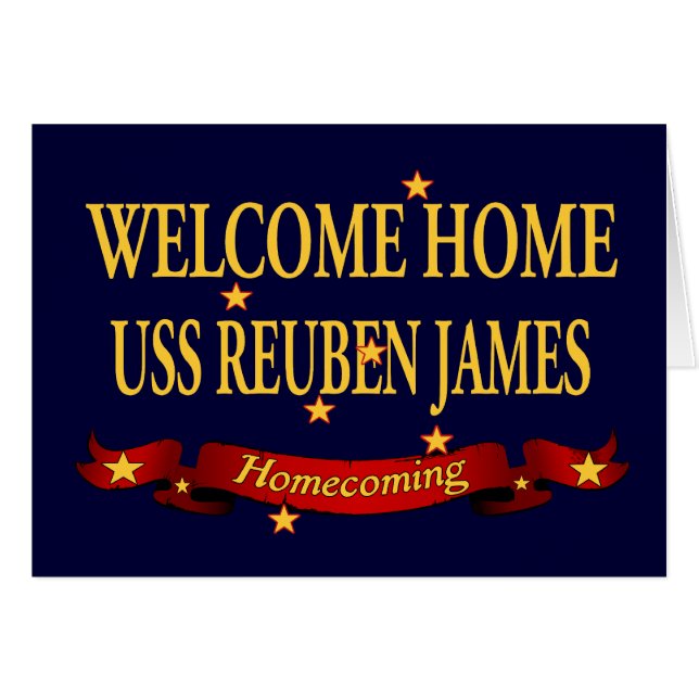 USS casero agradable Reuben James (Anverso (Horizontal))