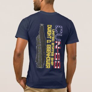 USS DWIGHT D. Camiseta CVN-69