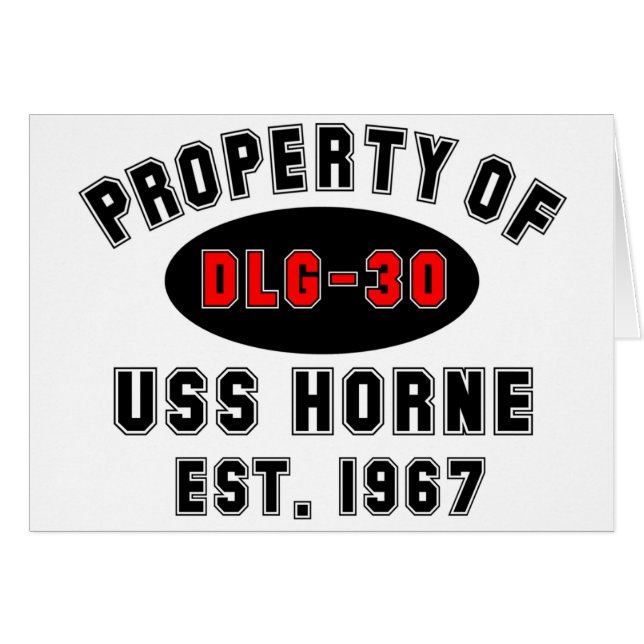 USS Horne DLG-30 (Anverso (Horizontal))