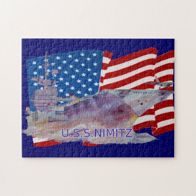USS Nimitz CVN-68 Rompecabezas (Horizontal)