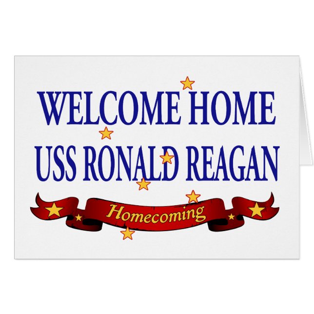 USS Ronald Reagan casero agradable (Anverso (Horizontal))