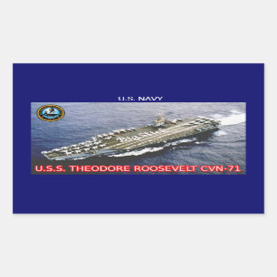USS Theodore Roosevelt Pegatina CVN-71