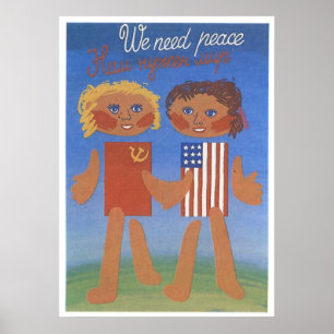 USSR CCCP Guerra Fría Posters de propaganda de la