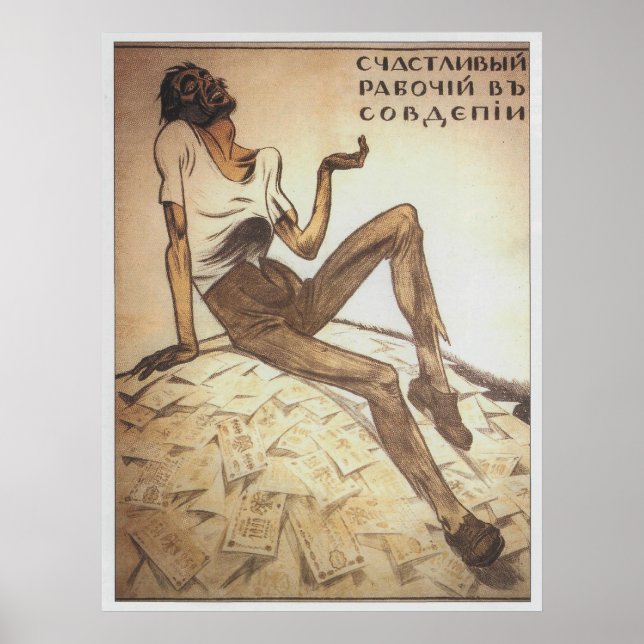 USSR CCCP Guerra Fría Posters de propaganda de la  (Frente)