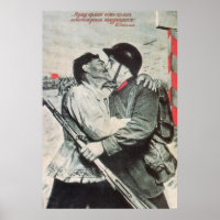 USSR CCCP Guerra Fría Posters de propaganda de la 