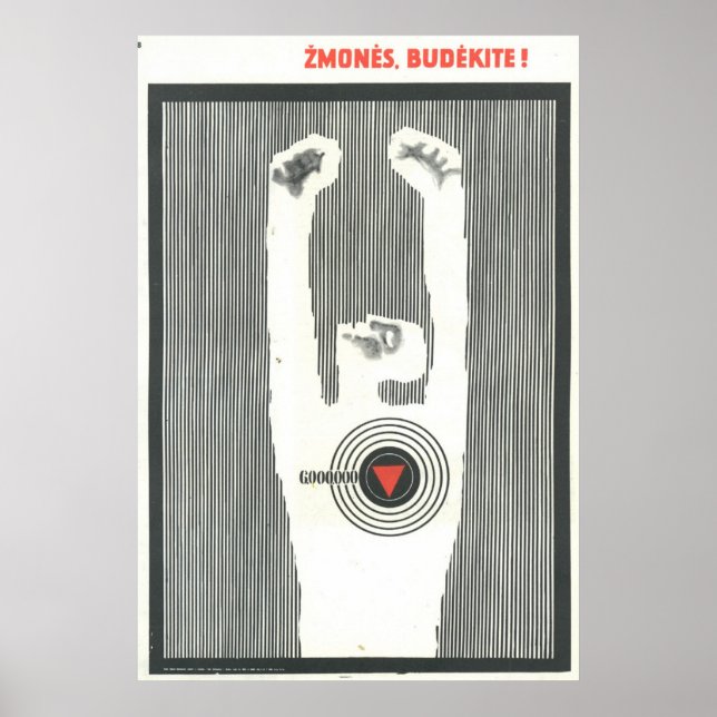 USSR CCCP Guerra Fría Posters de propaganda de la  (Frente)