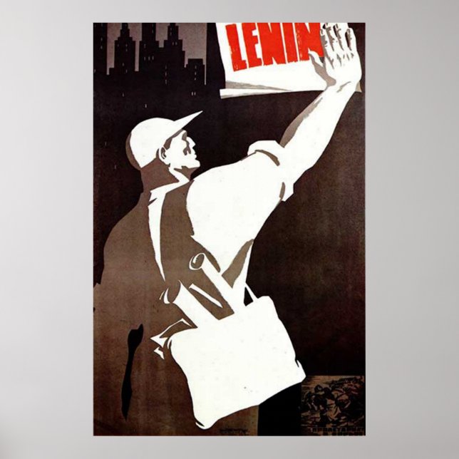 USSR CCCP Guerra Fría Posters de propaganda de la  (Frente)