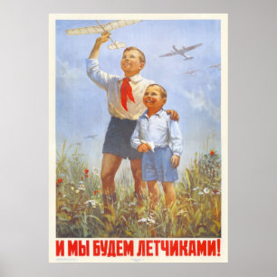 USSR CCCP Guerra Fría Posters de propaganda de la 