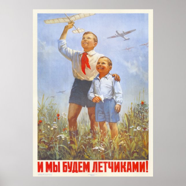 USSR CCCP Guerra Fría Posters de propaganda de la  (Frente)