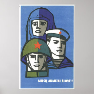 USSR CCCP Guerra Fría Posters de propaganda de la 