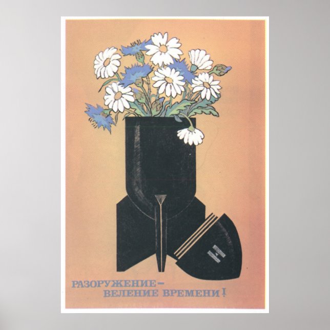 USSR CCCP Guerra Fría Posters de propaganda de la  (Frente)