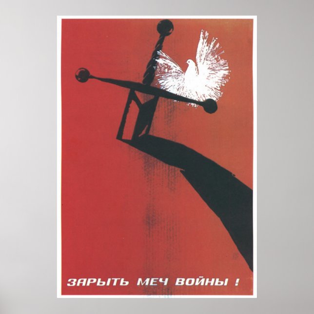 USSR CCCP Guerra Fría Posters de propaganda de la  (Frente)