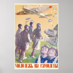 USSR CCCP Guerra Fría Posters de propaganda de la 