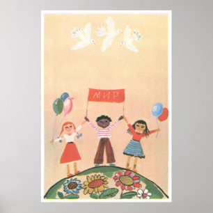 USSR CCCP Guerra Fría Posters de propaganda de la