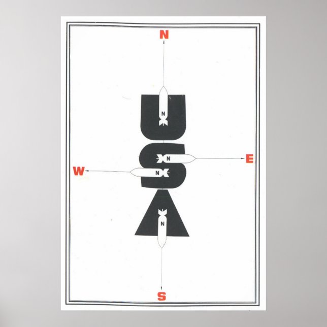 USSR CCCP Guerra Fría Posters de propaganda de la  (Frente)