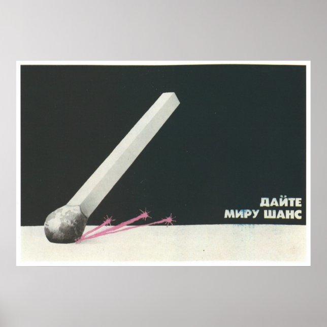 USSR CCCP Guerra Fría Posters de propaganda de la  (Frente)