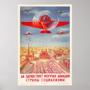 USSR CCCP Guerra Fría Posters de propaganda de la