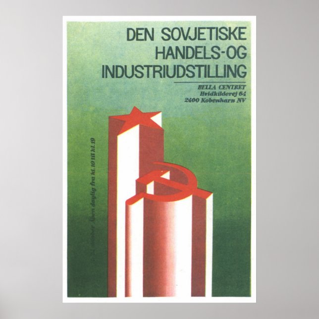 USSR CCCP Guerra Fría Posters de propaganda de la  (Frente)