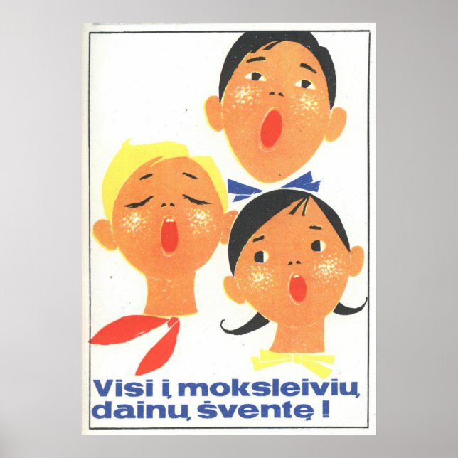 USSR CCCP Guerra Fría Posters de propaganda de la  (Frente)