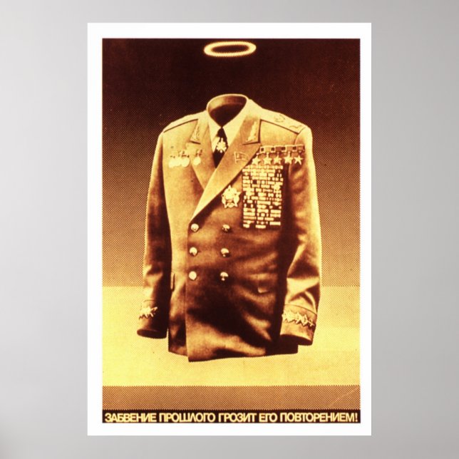USSR CCCP Guerra Fría Posters de propaganda de la  (Frente)