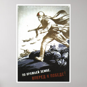 USSR CCCP Guerra Fría Posters de propaganda de la 