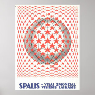 USSR CCCP Guerra Fría Posters de propaganda de la 