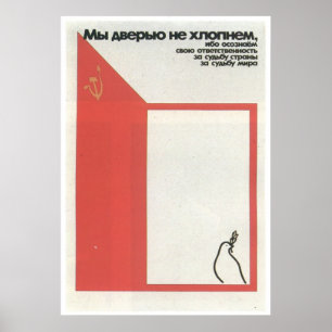 USSR CCCP Guerra Fría Posters de propaganda de la 