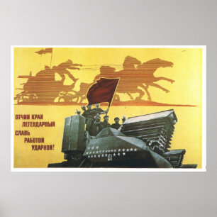 USSR CCCP Guerra Fría Posters de propaganda de la