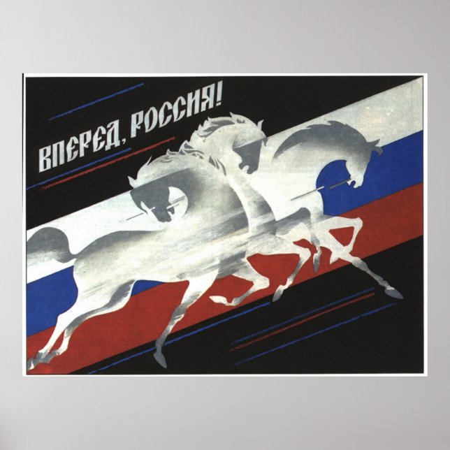 USSR CCCP Guerra Fría Posters de propaganda de la  (Frente)