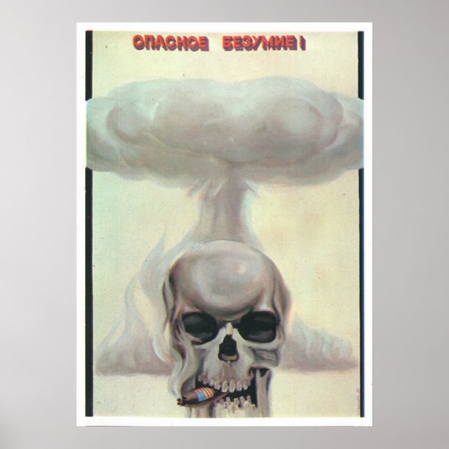 USSR CCCP Guerra Fría Posters de propaganda de la  (Frente)